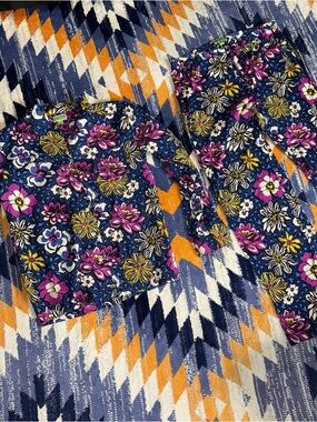 Vera Bradley African Violet Floral Pajamas Pant Set Size large